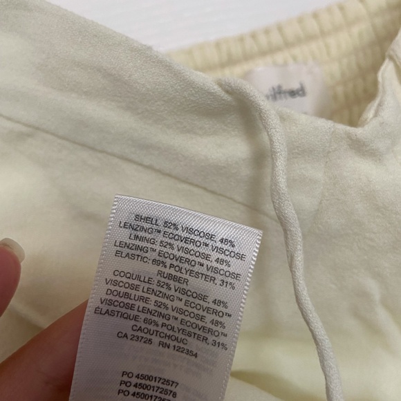 Wilfred Novella Top Long Sleeve Blouse LIGHT YELLOW - Picture 6 of 9